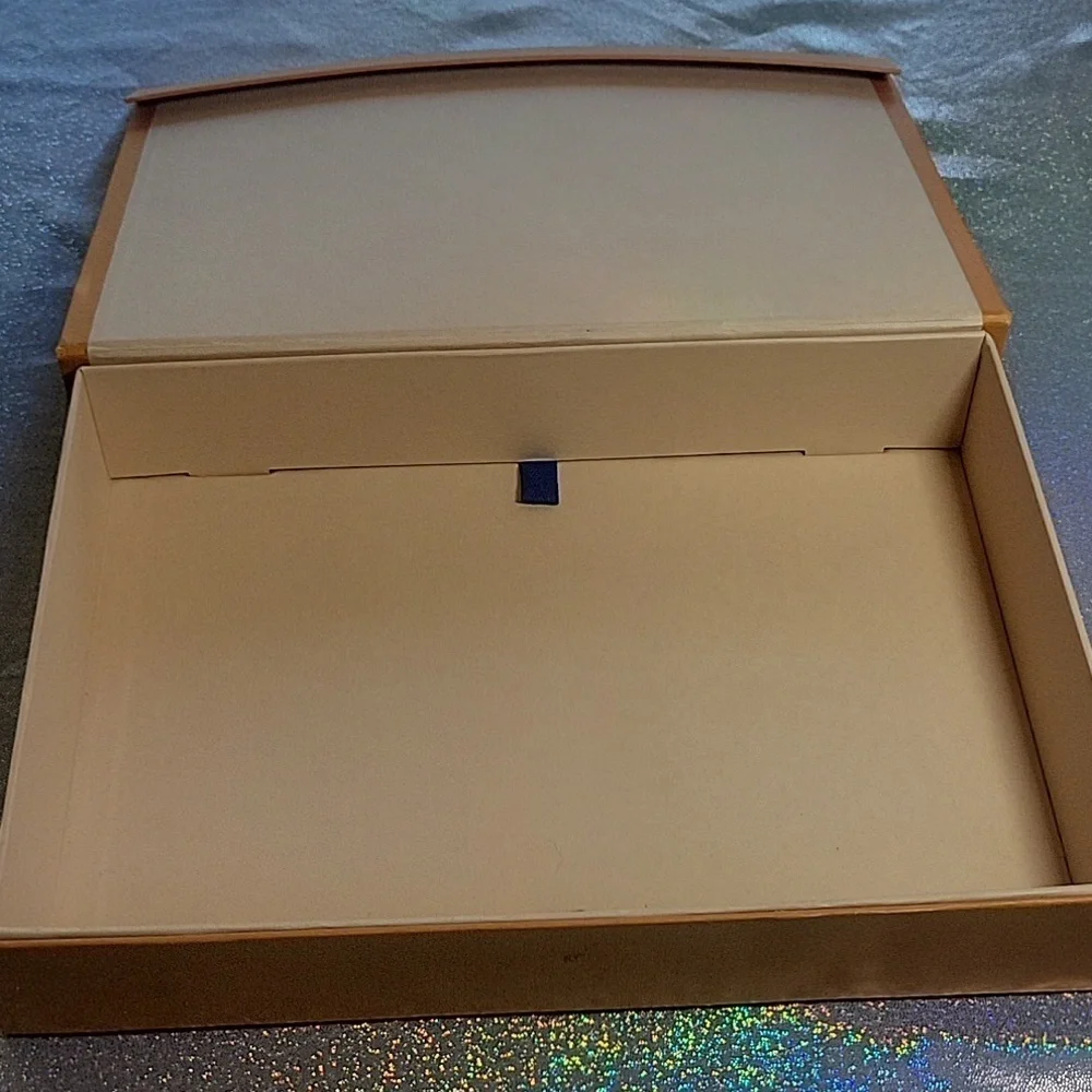 Louis Vuitton LV Vintage Display Prop Closet Organizer Yellow Box